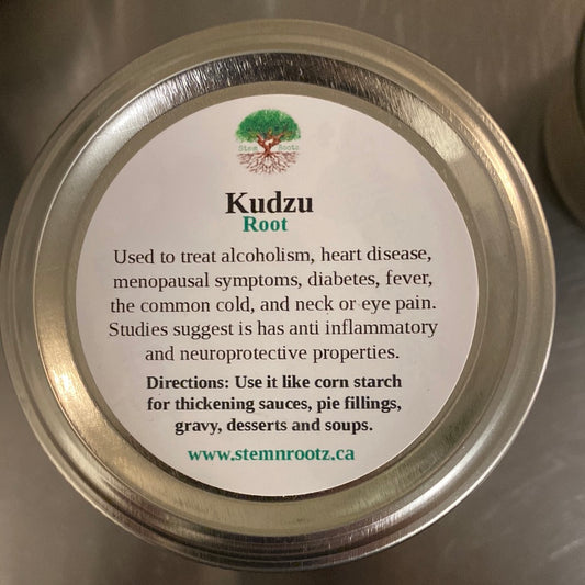 Kudzu Root Powder – Digestive Health, Liver Support, and Hormonal Balance (250ml Jar)