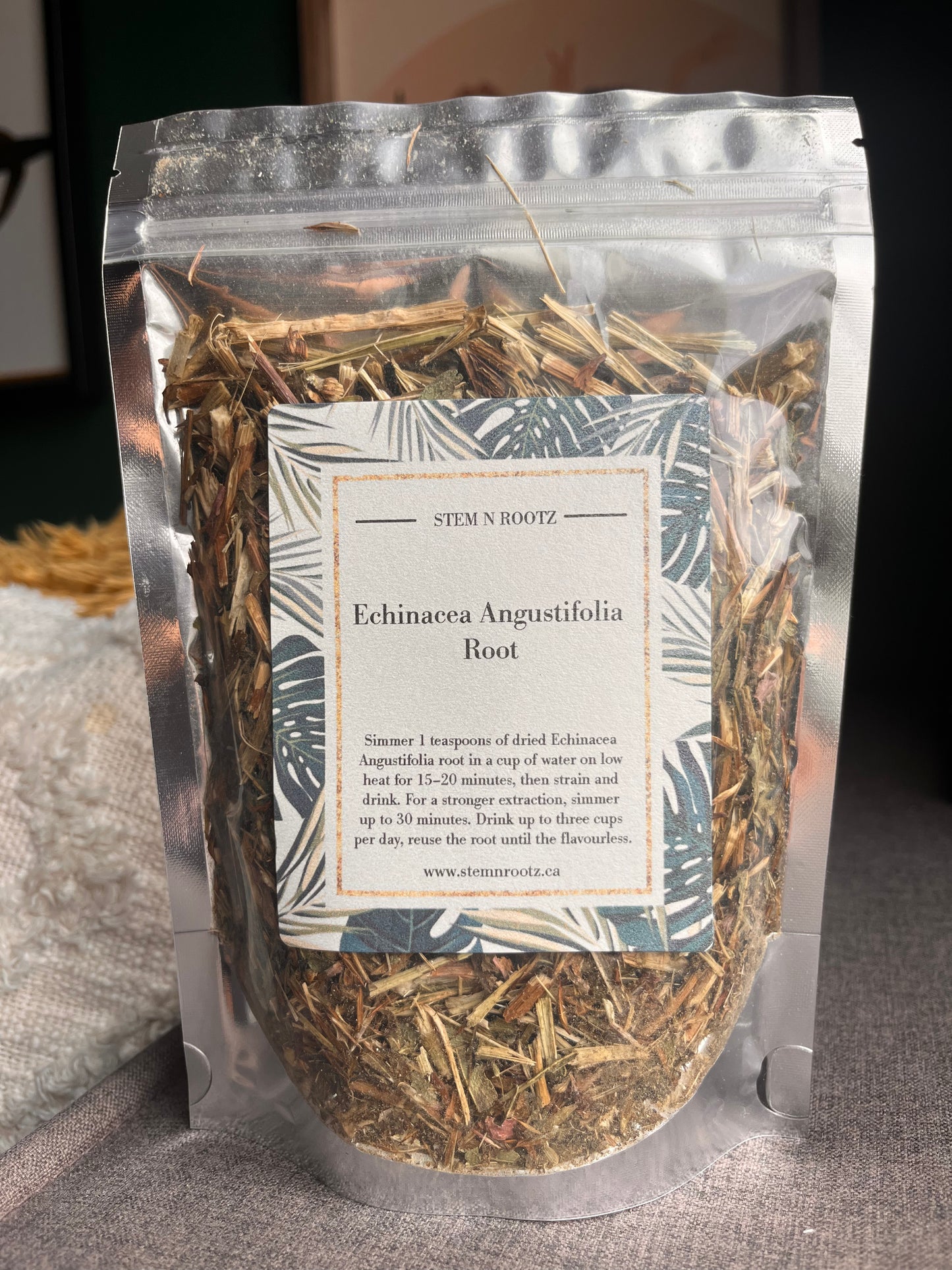 Echinacea Angustifolia Tea – Natural Support for Immune and Respiratory Health 2oz