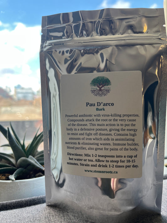 Pau d’Arco Powder – Antibacterial, Immune-Boosting, and Detoxifying Herbal Support 3oz