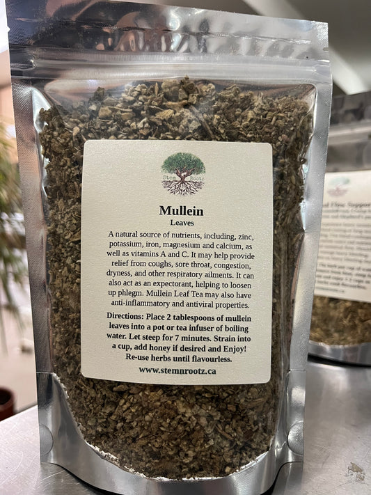 Mullein – Lung Cleanse, Cough Relief, and Respiratory Support 2oz