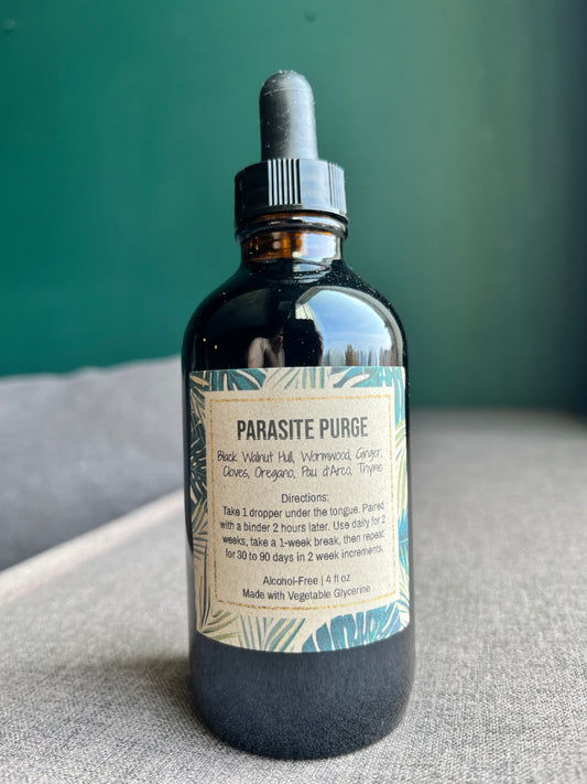 Parasite Purge Tincture – Alcohol Free Parasite Cleanse (4 fl oz)
