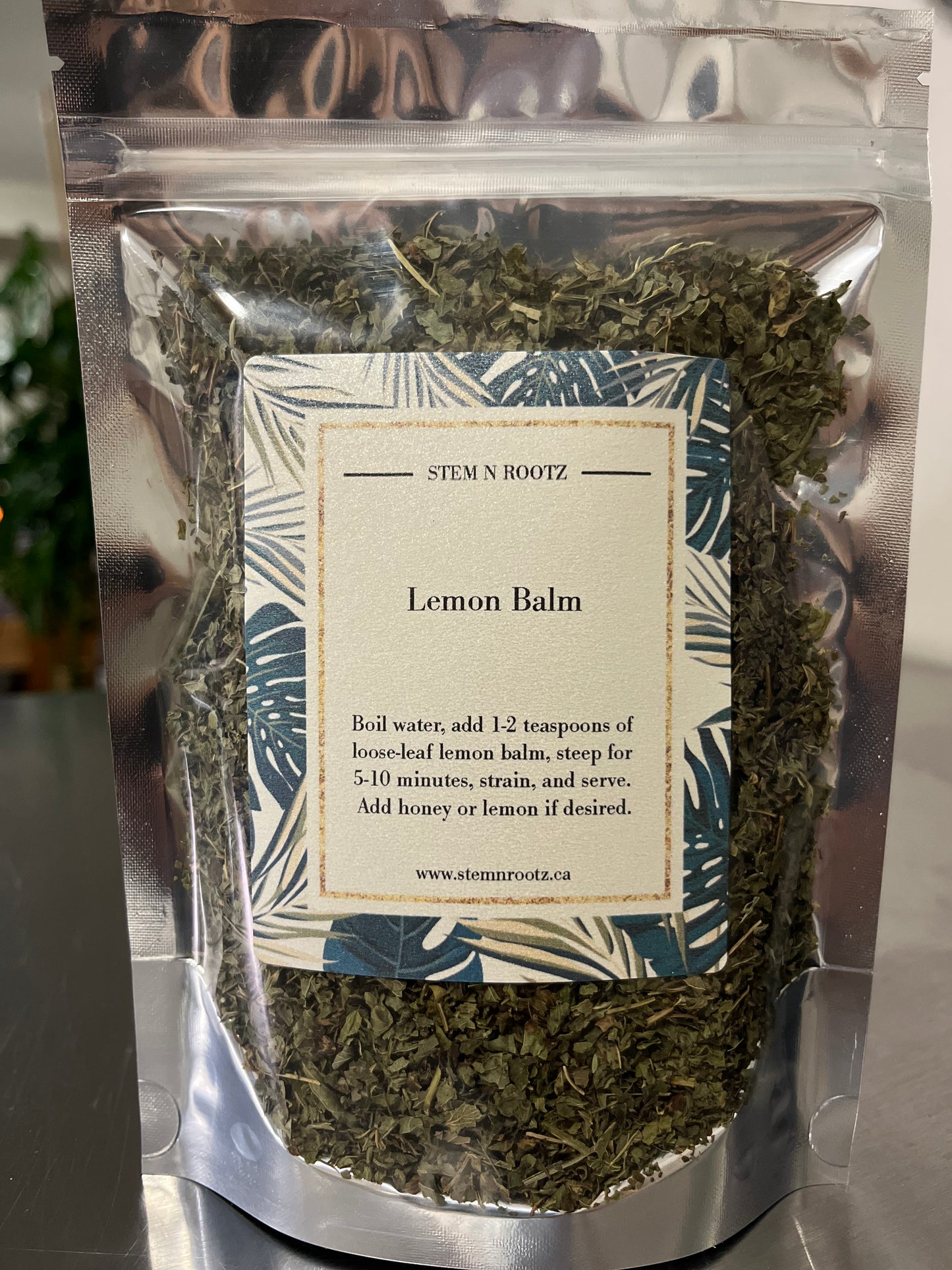 Lemon Balm Tea – Natural Support for Relaxation, Sleep, and Digestive Health 1oz