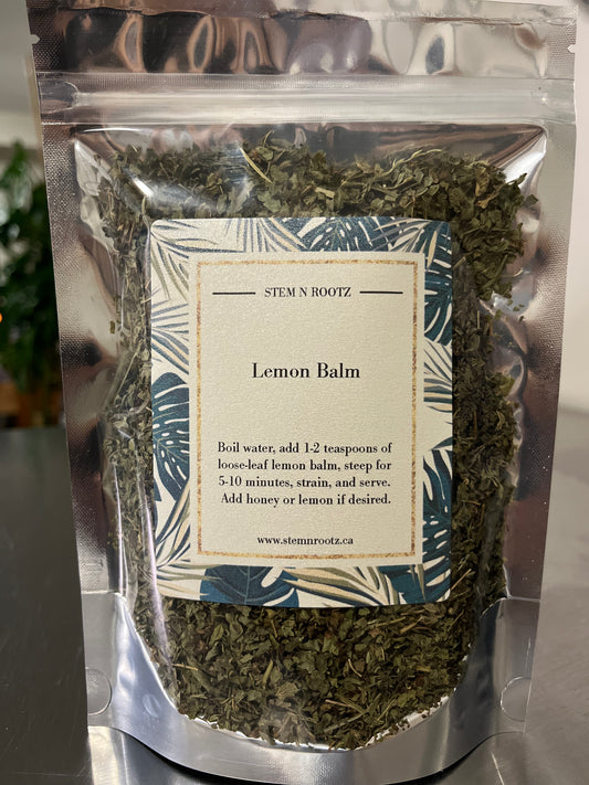Lemon Balm Tea – Natural Support for Relaxation, Sleep, and Digestive Health 1oz