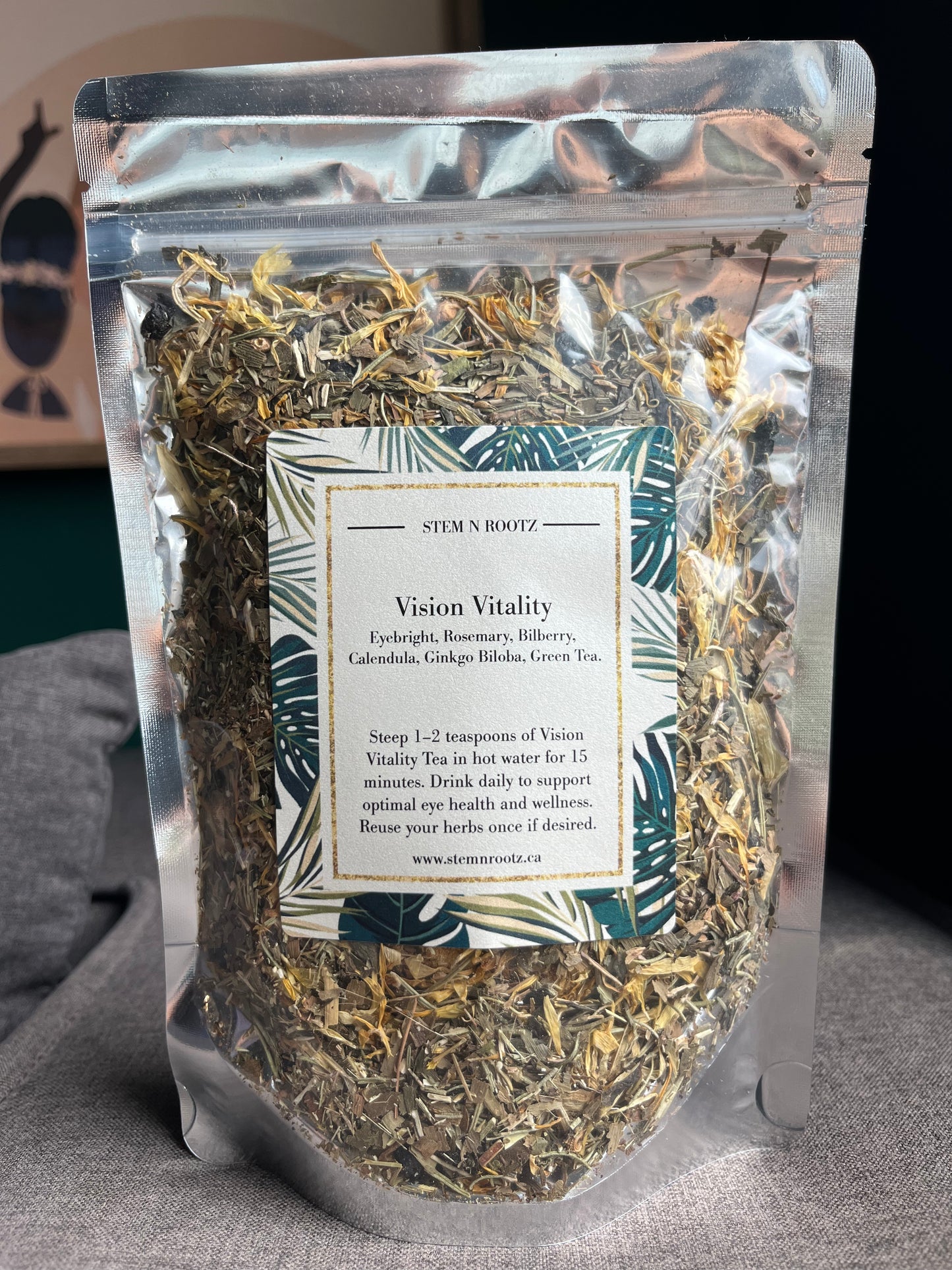 Vision Vitality Tea – Eye Health, Antioxidant Protection, and Vision Support 4oz