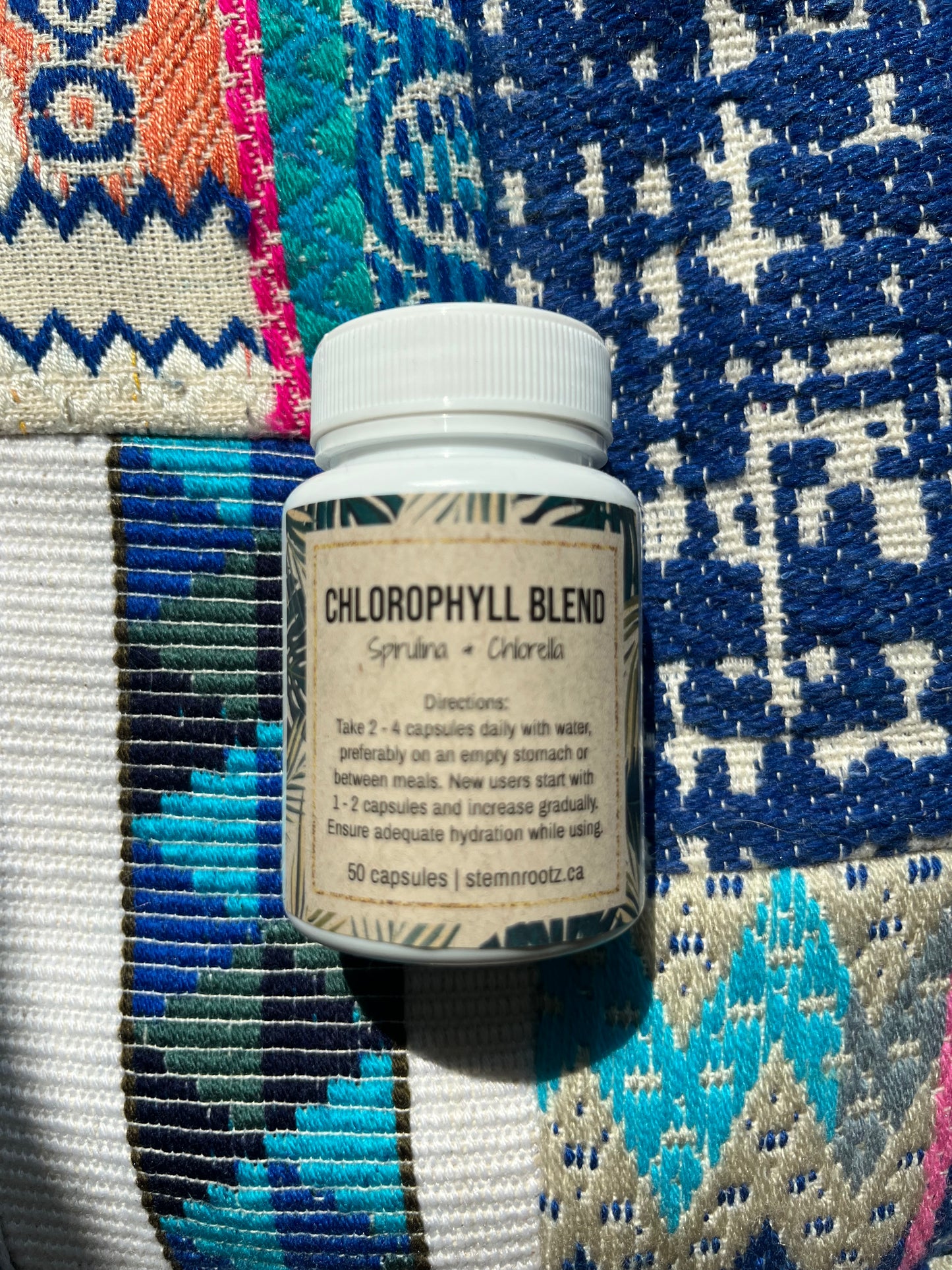Chlorophyll Blend Capsules – Natural Support for Energy, Detoxification, and Nutrient Replenishment (50 capsules)