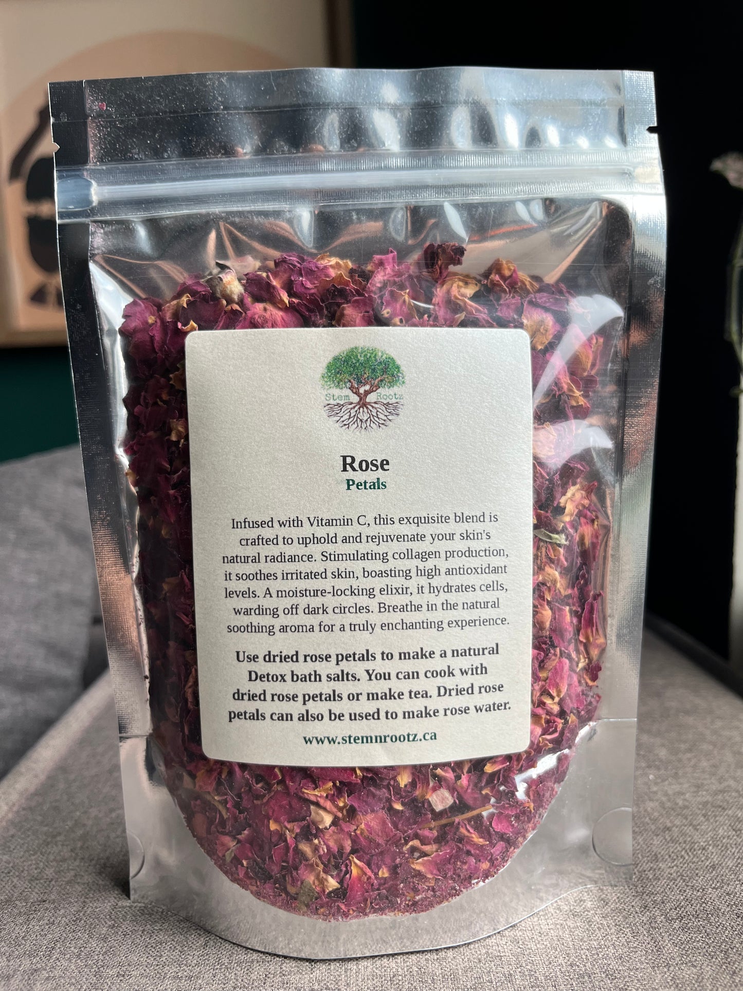Rose Petals – Natural Support for Relaxation, Skin, and Digestive Health 1oz
