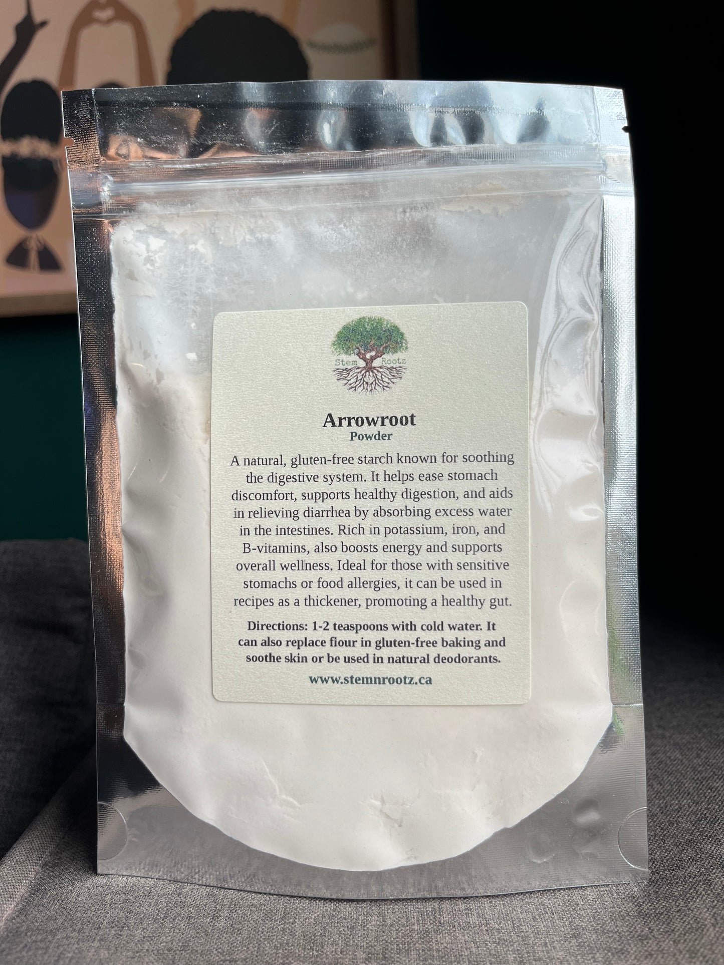 Arrowroot Powder – Digestive Health, Gluten-Free Cooking, and Natural Skincare 3.7oz