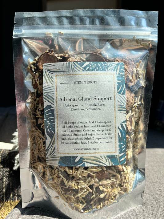Adrenal Gland Support Tea – Stress Relief, Energy Boost, and Mental Clarity 4oz