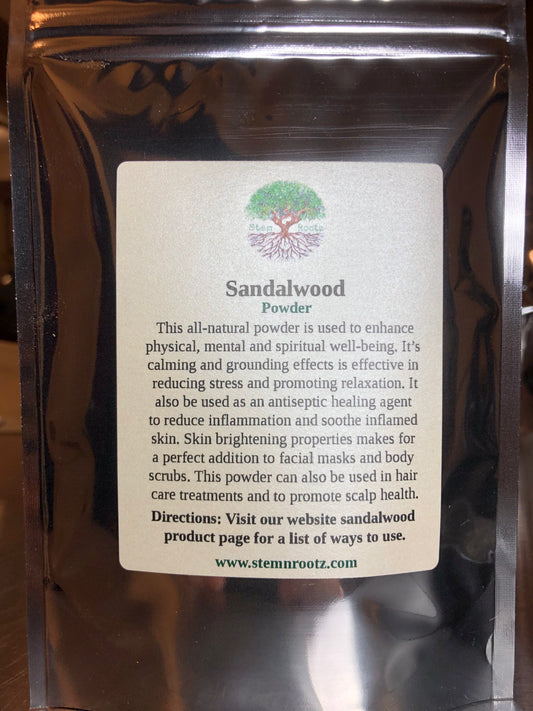 Sandalwood Powder – Skin Health, Relaxation, and Holistic Wellness 2.4oz