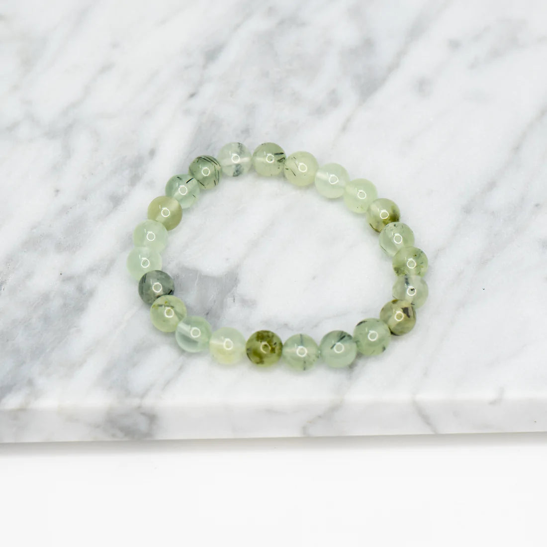 prehnite bracelet 8mm