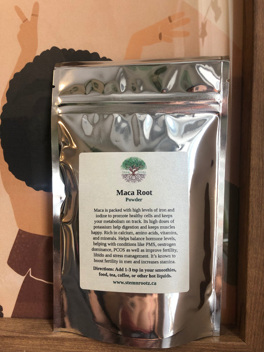 Maca Root Powder – Natural Support for Energy, Strength, and Fertility 4oz