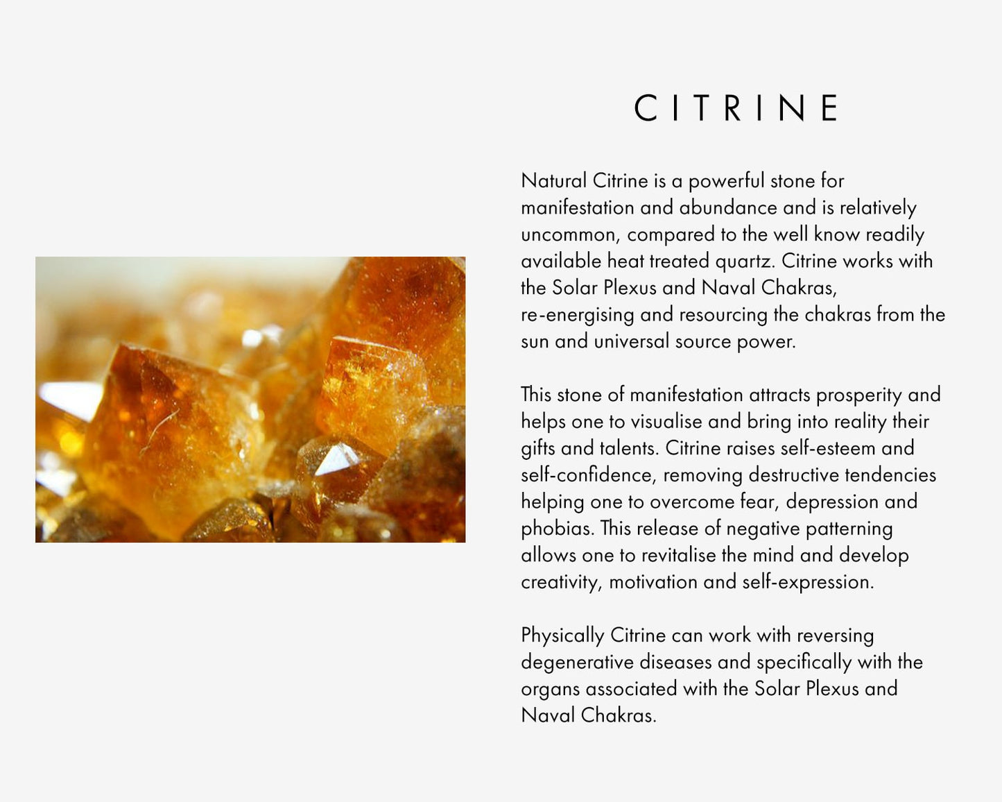 Stem n Rootz – citrine 14k gold-plated crystal necklace