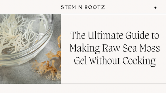 The Ultimate Guide to Making Raw Sea Moss Gel Without Cooking