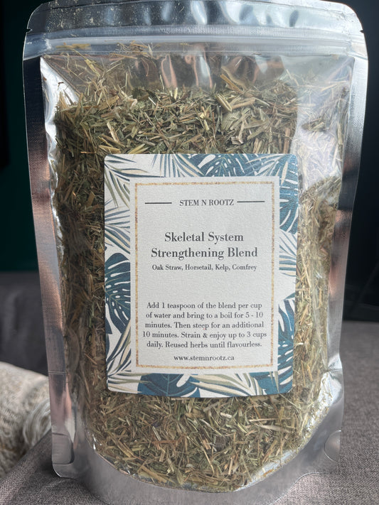 Skeletal System Strengthening Tea – Bone Strength, Joint Health, and Inflammation Relief 3 oz