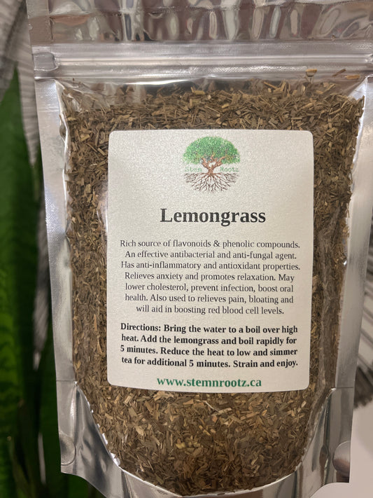 Lemongrass – Natural Support for Stress Relief, Immunity, and Digestive Health 3oz