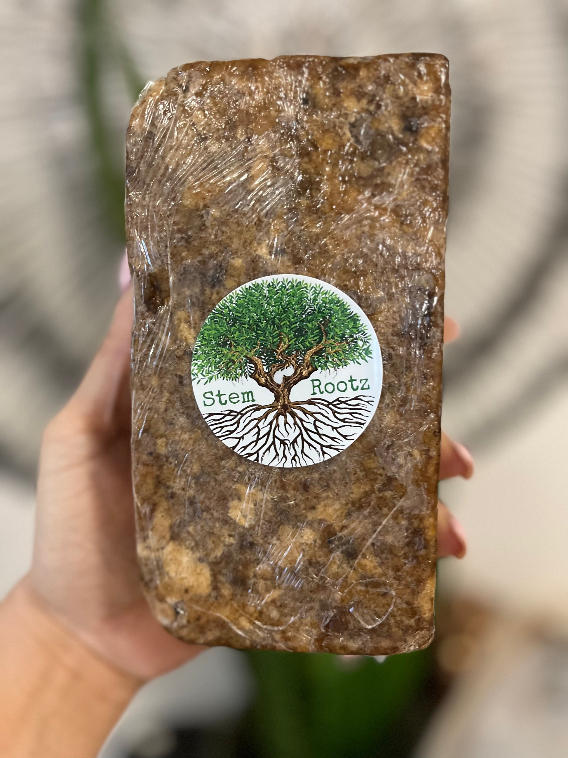 Handmade palm oil free African black soap