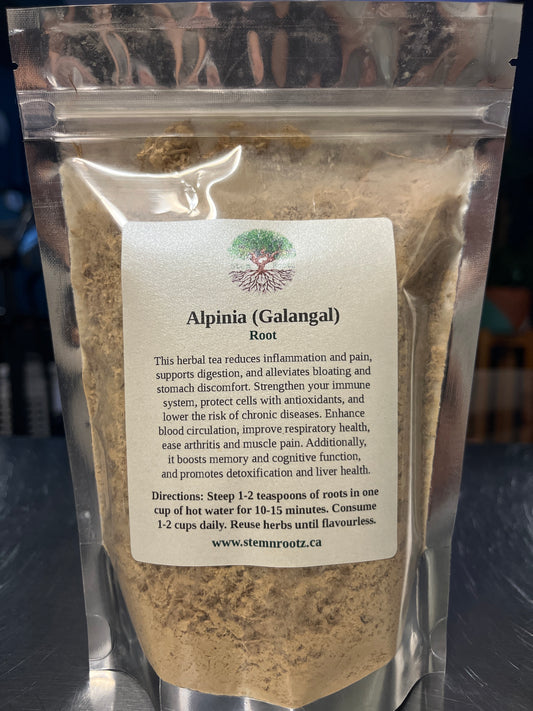 Alpinia (aka Galangal Root) Powder – Digestive Health, Inflammation Relief, and Immune Support 4oz