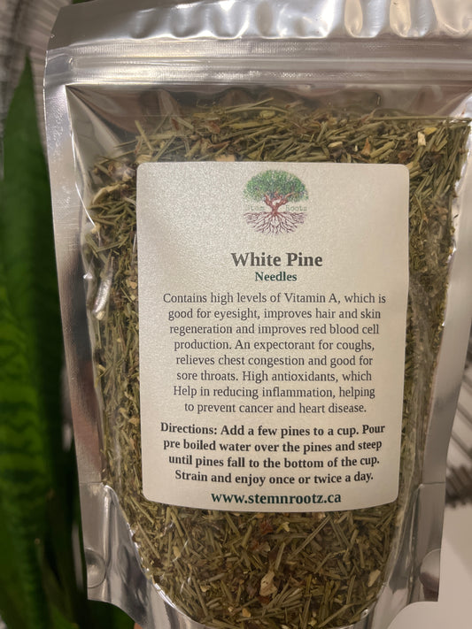 White Pine Needles – Respiratory Support, Immune Health, and Natural Detoxification 4oz