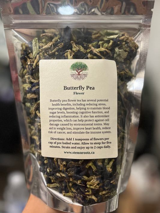 Butterfly Pea Flower – Brain Health, Skin Nourishment, and Natural Wellness 2.5oz