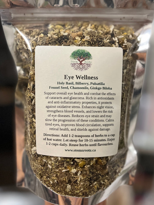 Eye Wellness Herbal Tea Blend – Vision Support, Eye Strain Relief, and Ocular Wellness 4oz