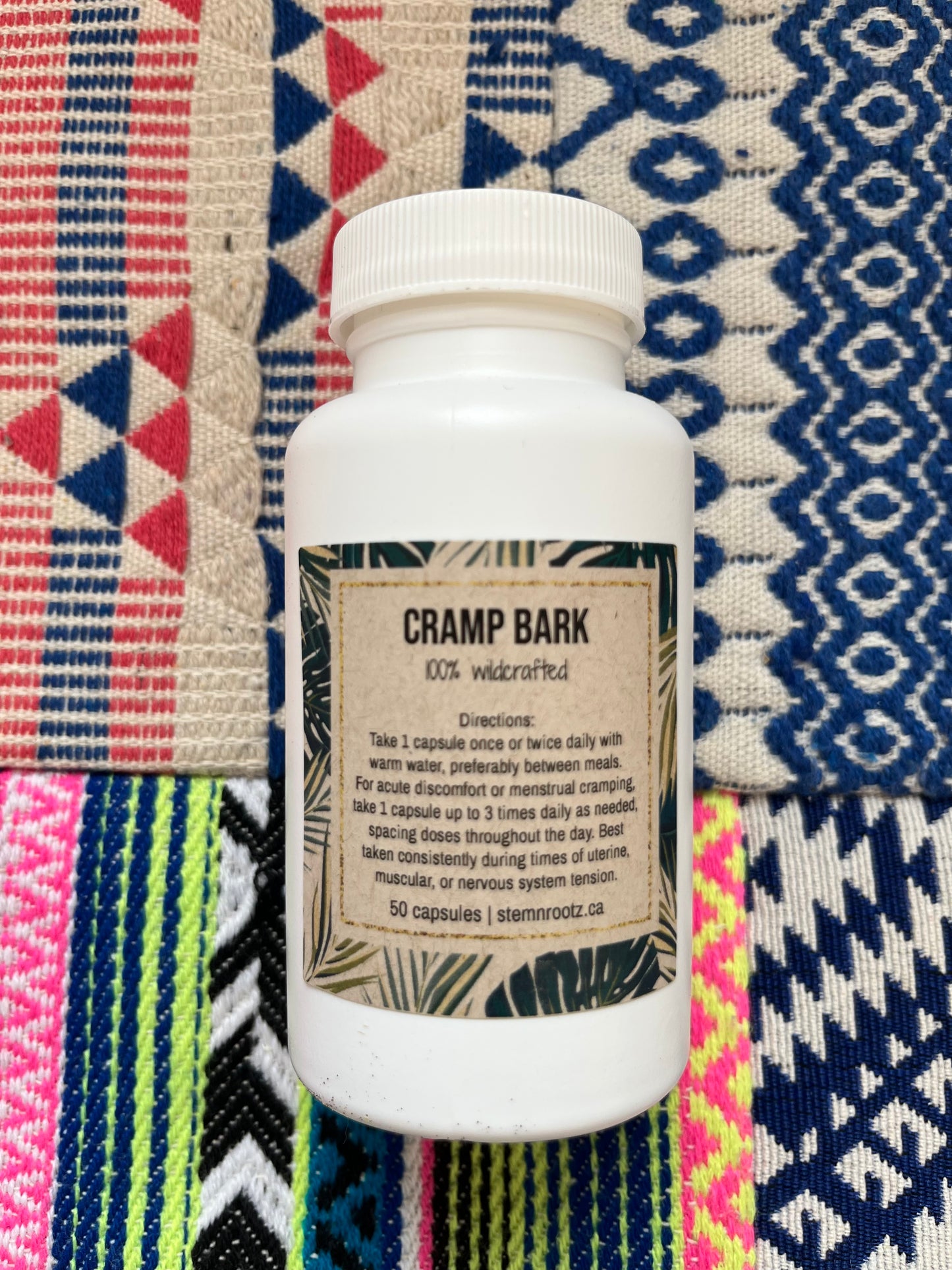 Cramp Bark Capsules – Menstrual Comfort, Muscle Relaxation, and Natural Pain Relief (50 Capsules)