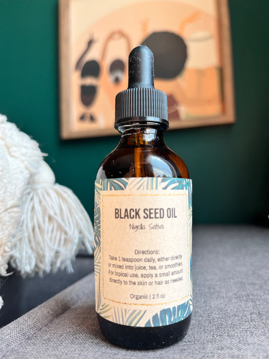 Black Seed Oil – Natural Support for Immune, Respiratory, and Cardiovascular Health 2oz