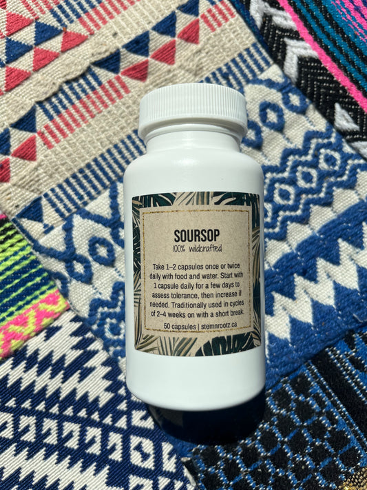 Soursop Capsules – Immune Support, Antioxidant Protection, and Wellness Boost (50 capsules)