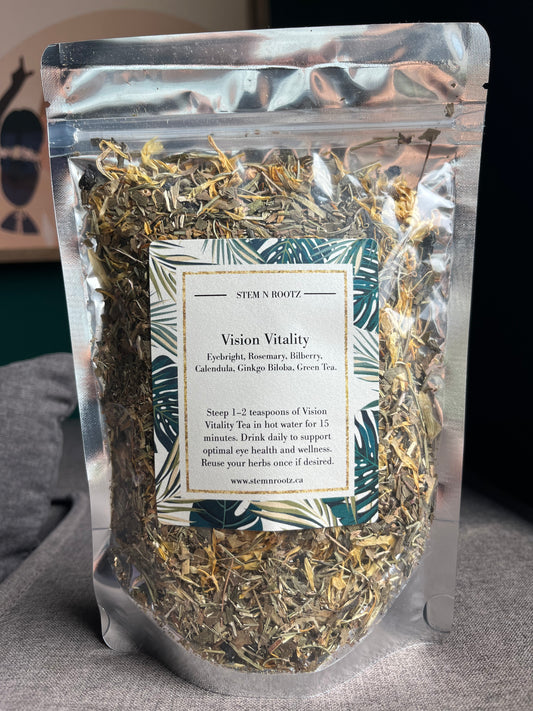 Vision Vitality Tea – Eye Health, Antioxidant Protection, and Vision Support 4oz