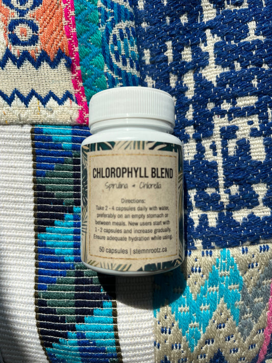Chlorophyll Blend Capsules – Natural Support for Energy, Detoxification, and Nutrient Replenishment (50 capsules)