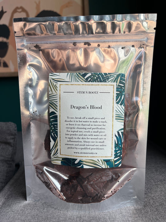 Dragon Blood Chunks – Spiritual Protection, Wound Care, and Energy Cleansing 4oz
