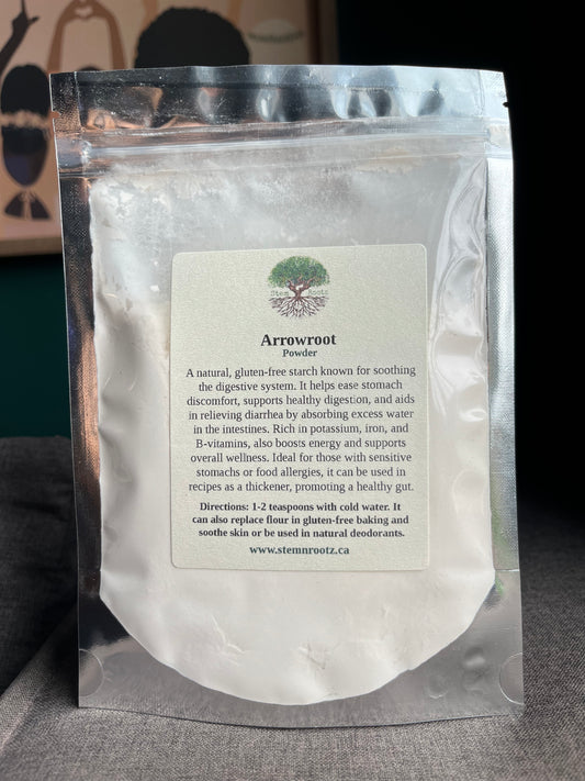 Arrowroot Powder – Digestive Health, Gluten-Free Cooking, and Natural Skincare 3.7oz