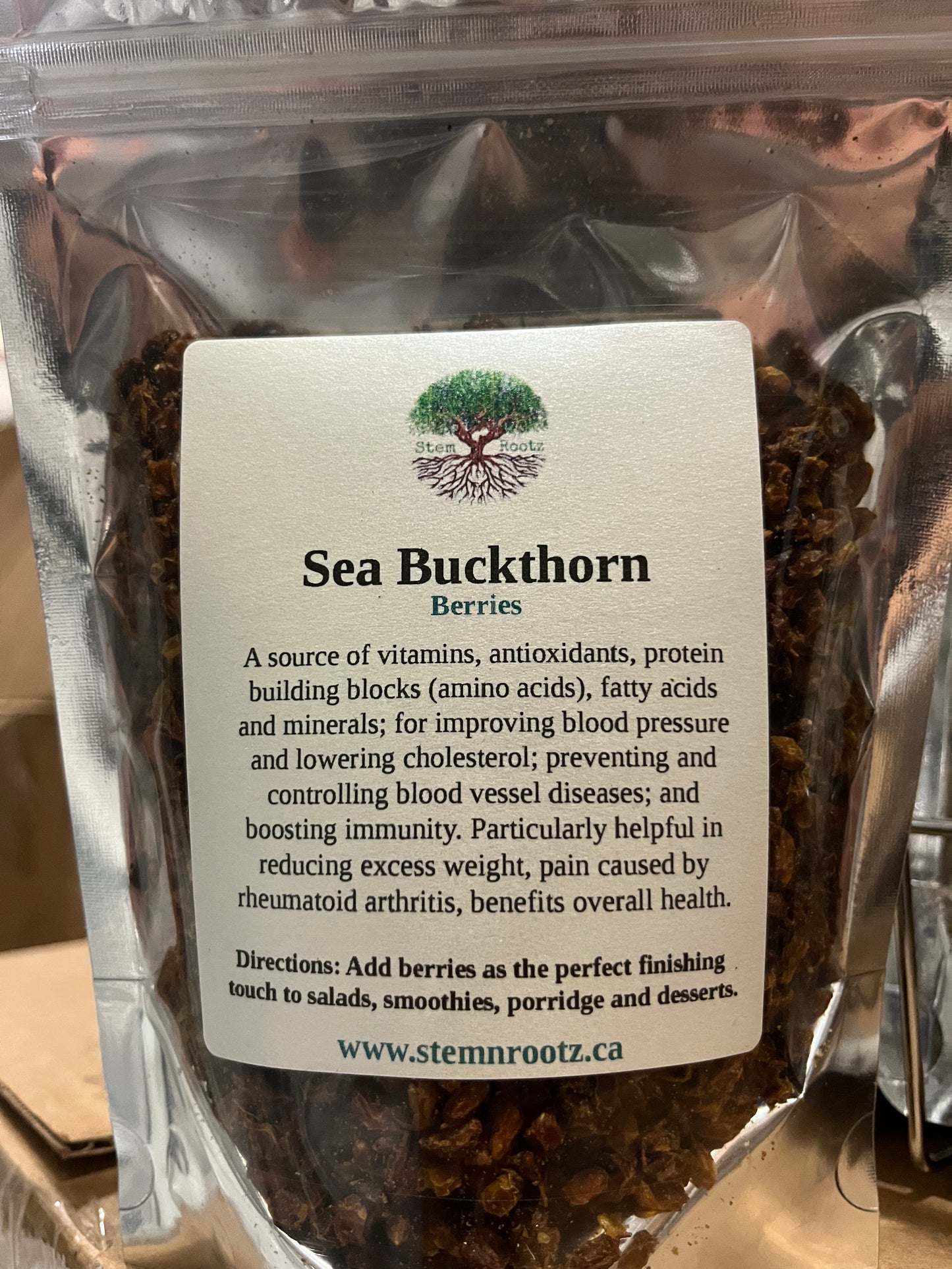 Sea Buckthorn Berries 4oz