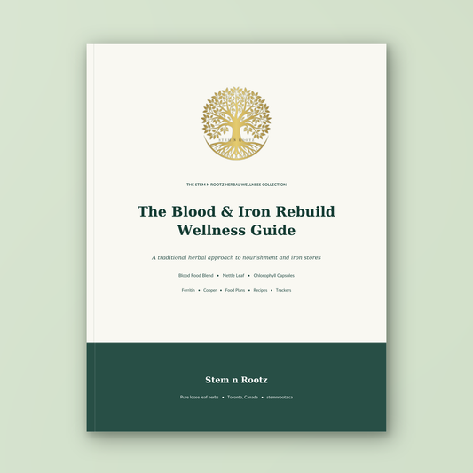 Stem n Rootz Blood & Iron Rebuild Wellness Guide – product photo