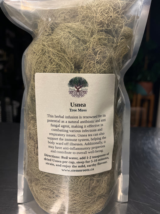 Stem n Rootz – Usnea loose leaf herbal tea in resealable 4oz pouch