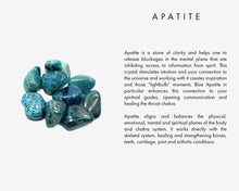 Load image into Gallery viewer, apatite 14k gold-plated crystal necklace