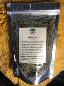white pine needles