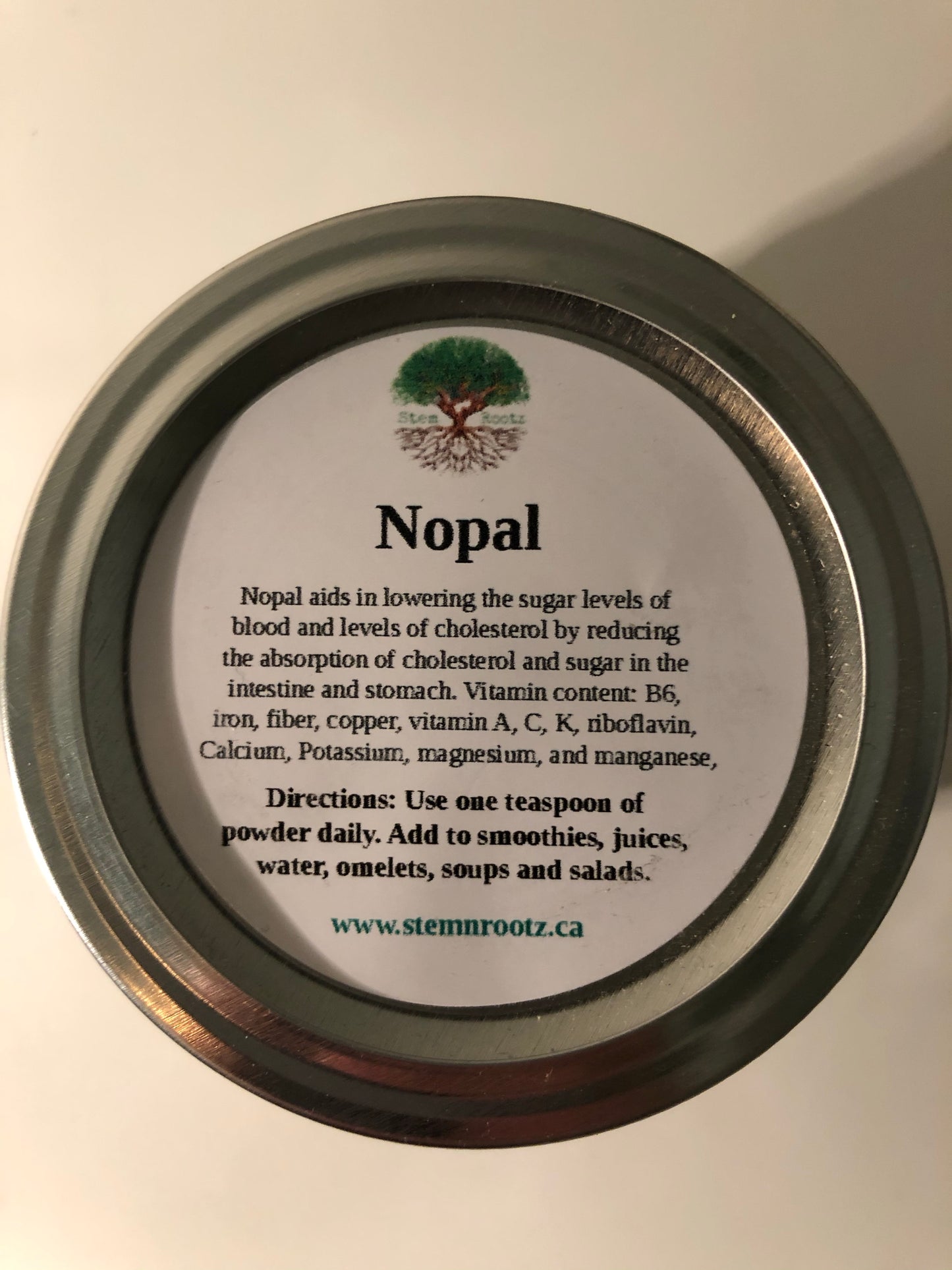 nopal (powder 125ml jar)