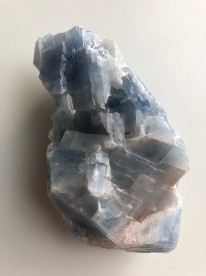 calcite chunks | blue  medium (8-10cm)