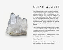 Load image into Gallery viewer, clear quartz 14k gold-plated crystal necklace