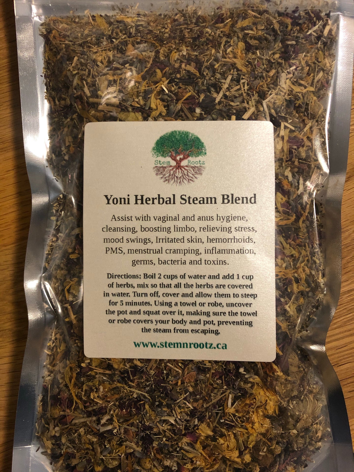 yoni steam herbal blend 3.5oz
