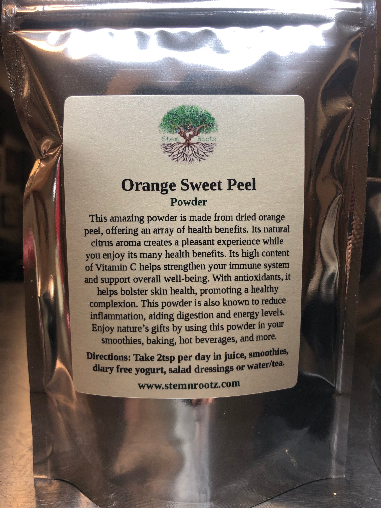 Orange Sweet Peel Powder 4oz