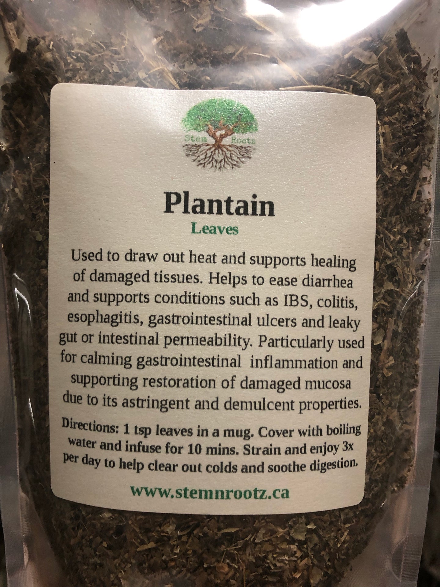 plantain leaves