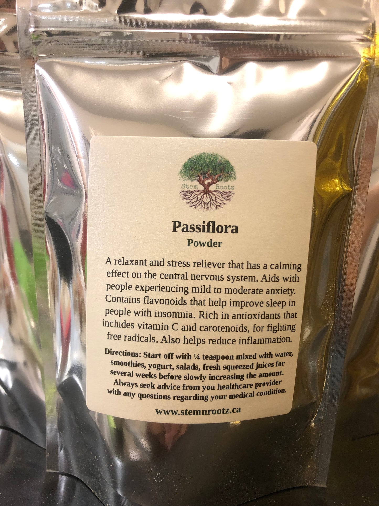 Passiflora Aka Passion Flower Powder