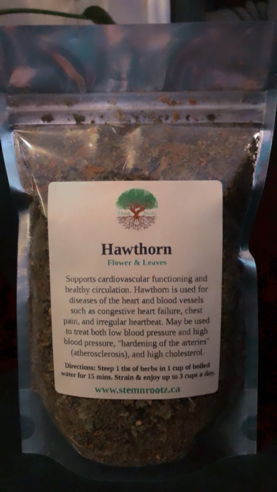 hawthorn leaves & flowers 3oz