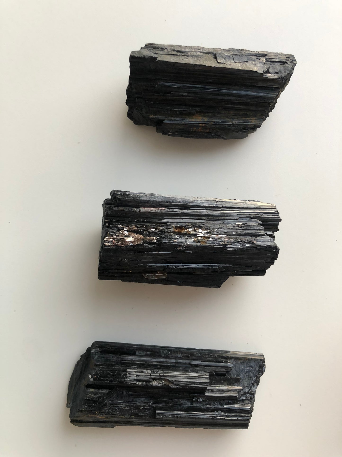 black tourmaline chunk  size: medium (6.5-8cm)