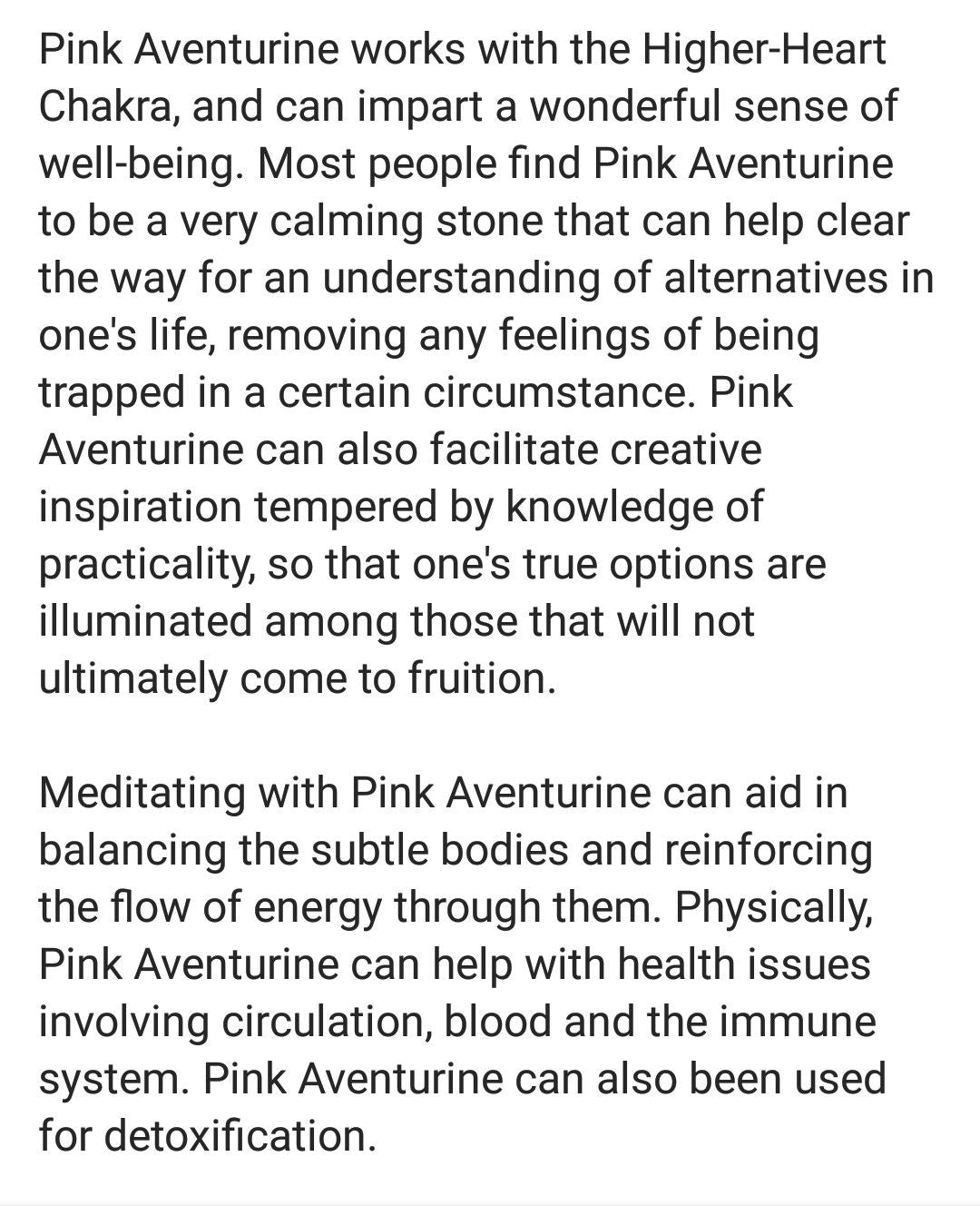 pink aventurine